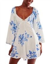 Free People franseca floral mini dress in Blue Combo - £63.41 GBP