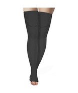 Anti-Embolism Stockings, Thigh Length Open Toe, Black, With Size 2X - €20,75 EUR