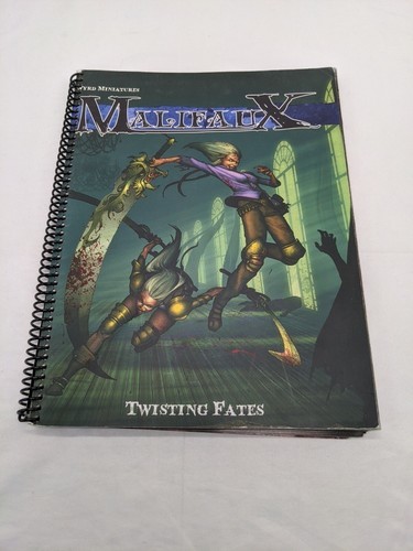 Spiral Bound Wyrd Miniatures Malifaux Twisting Fates Book - $22.28