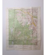Vintage 60’s USGS Topo Map Blackcap Mountain Maxon Dome Fresno CA Origin... - €17,20 EUR