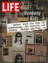 Life magazine - November 3, 1967 - runaway kids cover - £10.97 GBP