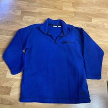 Vintage St Johns Bay Sweater Mens Large Blue Long Sleeve SJB Sport Quart... - $14.85