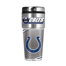 Indianapolis Colts 16 oz. Travel Tumbler with Metallic Graphics - £19.33 GBP