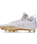 Under Armour Spotlight Clone 3.0 MC Mens Football Cleats White-Metallic ... - $89.09