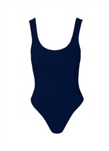 Nikibiki ribbed scoop bodysuit in Indigo - size One Size - £21.88 GBP