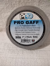 New, Pro Tapes Pro Gaffer Tapes &amp; Specialties 2&quot; x 55 Yards Grey - £20.11 GBP