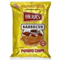 Herr&#39;s Potato Chips, Barbecue, Family Size, 10.5 oz, (pack of 3) - $29.69