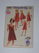 Simplicity 8125 - Classic Walk-Away Dress circa 1969  Size 12-14 &amp; Resiz... - £15.68 GBP