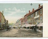 Gardiner Maine Water Street Postcard 1900&#39;s - £9.34 GBP
