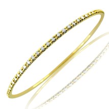 Diamond Eternity Bangle Bracelet 14k Yellow Gold (2.50 ctw) - $4,228.78