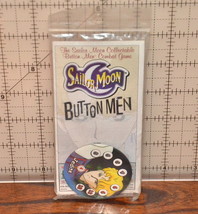 Sailor Moon Button Men Combat Game vintage American Sailor Mars Jedite - £7.75 GBP