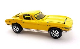 VINTAGE 1979 KIDCO DIE CAST YELLOW CHEVY CORVETTE SPLIT WINDOW 1:64 HONG... - €3,57 EUR