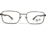 Ray-Ban RB1043 4040 Kinder Brille Rahmen Grau Rot Quadratisch Voll Rim 4... - $27.68