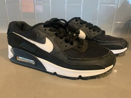 Women&#39;s Nike Air Max 90 Sneakers shoes Black White CQ2560-001 size 8 - £37.51 GBP