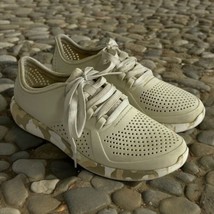 Crocs Womens Shoes 8 Cream Camo LiteRide Pacer 206494 Sneaker Comfort Camo - £26.28 GBP