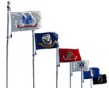 Wholesale Lot 5 Branches Military Set and Pow Mia 2x3 2&#39;x3&#39; Polyester Flags - £25.86 GBP