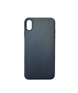 iPhone XS MAX Protective Silicone Low Profile Smooth Black Bumper Flexib... - £7.61 GBP