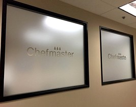 (79&#39;&#39; x 79&#39;&#39;) Custom Personalized Etched Vinyl Graphics for Glass / Office Windo - £127.94 GBP