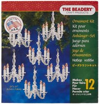 The Beadery BOK-5932 Holiday Beaded Ornament Kit, Christmas Chandeliers - $10.09