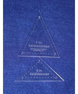 2 Pc Kaleidoscope Set 6" 1/8" for 6" Finished Square W/holes &... - $17.61
