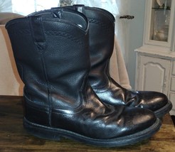 Ariat Sierra Leather Work Boot Waterproof Soft Toe Black 13D Oil/Slip Resistant - £47.25 GBP