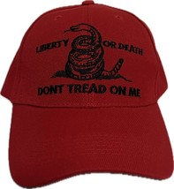 Liberty or  Death Don&#39;t Tread on Me Baseball Hat Cap Bill 3D Embroidered - £15.78 GBP