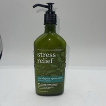 Bath &amp; Body Works Aromatherapy Eucalyptus Spearmint Stress Relief Body L... - £14.33 GBP