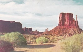 Rising Spires &amp; Buttes Massive Red Sandstone Monument Valley AZ UT Postcard D14 - £2.34 GBP