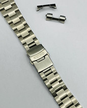 22mm Seiko oyster curved lugs stainless steel gents watch strap,New.(MU-22) - $29.16