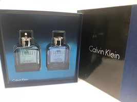 Calvin Klein Aqua 2pcs in set for men - NEW WITH NAVY BOX - £54.26 GBP