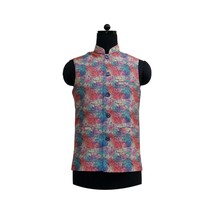 Handmade Vintage Floral Nehru Jackets - Luxury Indian Ethnic Party Wear ... - $47.60