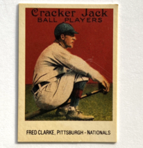 Fred Clarke 1915 Cracker Jack Card #70 Reprint  13 / 24 Pittsburgh National 1993 - £3.82 GBP