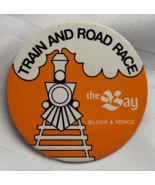 THE BAY TORONTO ONTARIO CANADA TRAIN AND ROAD RACE PROMO ADVERTISING BUT... - $22.99