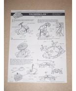 1987 VINTAGE Air Raiders TWIN LIGHTNING Instructions ONLY Hasbro - $331.42 MXN