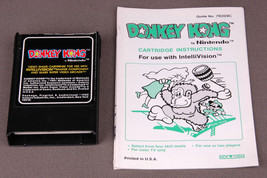 Vtg Intellivision Video Game-Donkey Kong by Nintendo-Coleco-Manuel-Cartridge-USA - £10.95 GBP