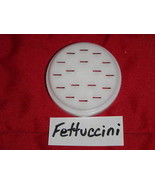 Popeil Pasta Maker Machine P200 &amp; P400 Part Fettuccine Die - $9.79