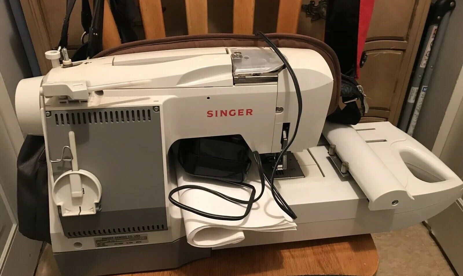 Singer CE-100 Futura Computerized Sewing Machine - Powers On, With Pedal And Man - $118.80