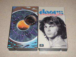 Lot of 2 VHS Videos Pink Floyd Pulse London Earls &amp; The Doors Dance On Fire - £10.73 GBP