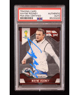 Wayne Rooney Signed 2014 Panini Prizm World Cup #142 (PSA) - $270.27