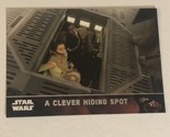 Star Wars The Force Awakens Trading Card #99 Clever Hiding Spot - $2.96