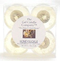 4 Pack of Honeysuckle Scented Gel Candle Mineral Oil Based Tea Lights hand po... - £3.79 GBP