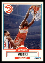 1990-91 Fleer #6 Dominique Wilkins Atlanta Hawks - £1.99 GBP