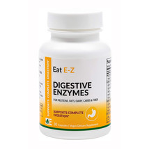 Dynamic Enzymes Eat E-Z Digestive Enzymes, 30 Capsules - £8.48 GBP