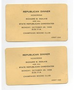 1968 Illinois Republican Docs - $56.26 MXN