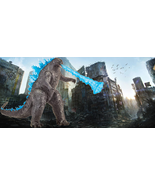 GODZILLA VS KONG 6&quot; Godzilla Figure with Heat Ray BATTLE DAMAGE REVEAL NEW - $19.99