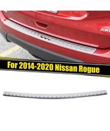 For 2014-2020 Nissan Rogue Chrome Rear Bumper Protector Cover Scratch Ex... - £35.38 GBP