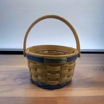 Longaberger 2000 UnBEElievable Bee Basket with Swing Handle Includes Protector - $19.75