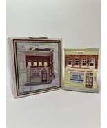 Vintage Bossies Barber Shop Home Town America Collection Christmas Village - £12.95 GBP