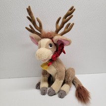 Annabelle&#39;s Wish Vintage 1997 Reindeer 12&quot; Plush Stuffed Cow Calf Christmas - £43.44 GBP