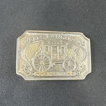 Wells Fargo Stagecoach Promo Belt Buckle Vintage 70s Koleaco Garland TX ... - £14.76 GBP